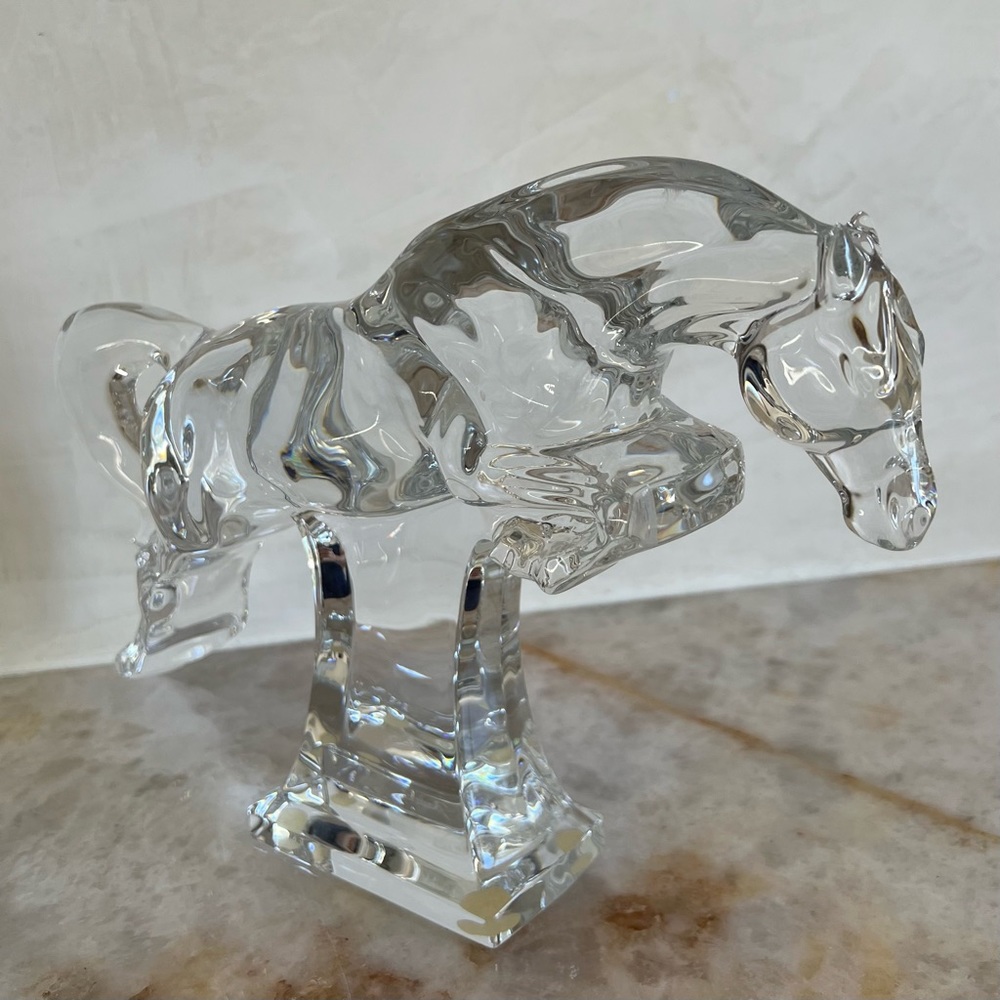 BACCARAT Cheval Jumping Horse Racing Derby Home Decor #0NN04 Made in France - Picture 12 of 12